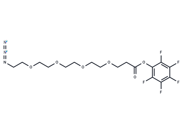 化合物 N3-PEG4-C2-Pfp ester,N3-PEG4-C2-Pfp ester