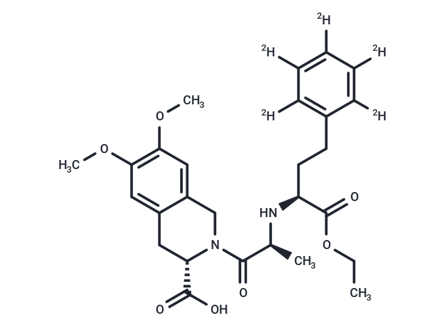 化合物 Moexipril-d5,Moexipril-d5