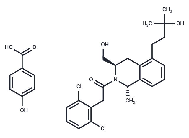 化合物 Mevidalen HBA,Mevidalen HBA