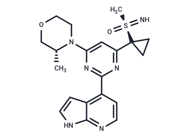 化合物 (S)-Ceralasertib,(S)-Ceralasertib