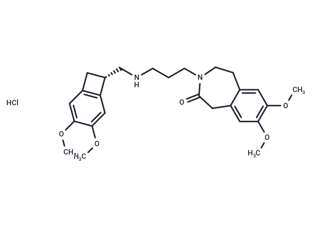 化合物 N-Demethyl ivabradine hydrochloride,N-Demethyl ivabradine hydrochloride