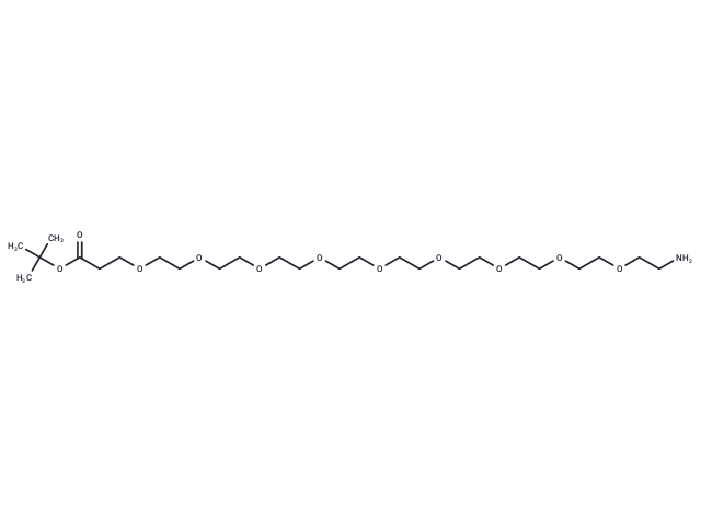 化合物 Amino-PEG9-Boc,Amino-PEG9-Boc