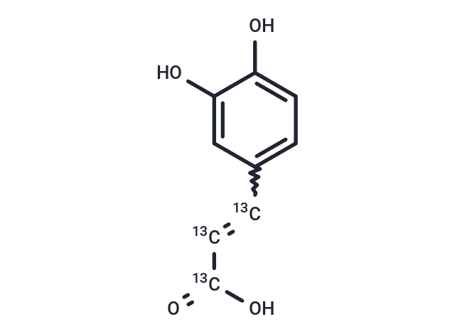 Caffeic Acid-13C3,Caffeic Acid-13C3