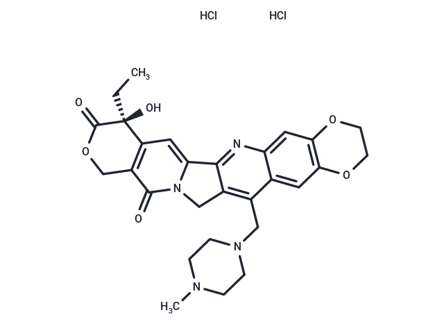 化合物 Lurtotecan dihydrochloride,Lurtotecan dihydrochloride