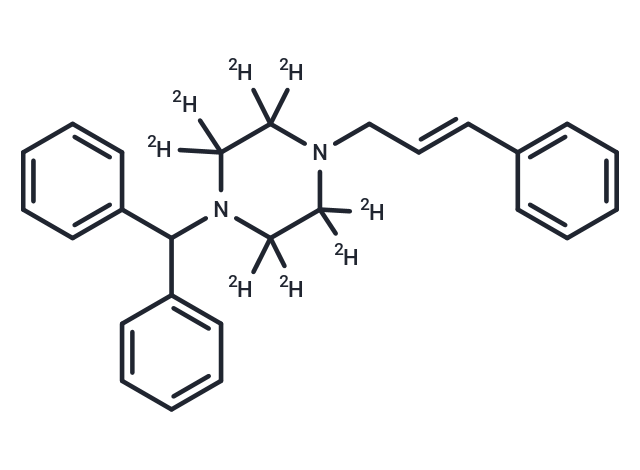 化合物 Cinnarizine D8,Cinnarizine D8