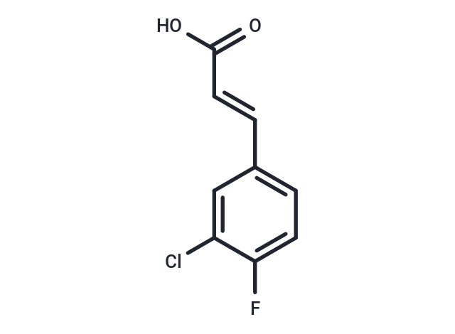 化合物 3-Chloro-4-fluorocinnamic acid,3-Chloro-4-fluorocinnamic acid