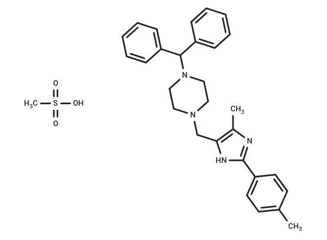 化合物 Lifarizine methanesulfonate,Lifarizine methanesulfonate