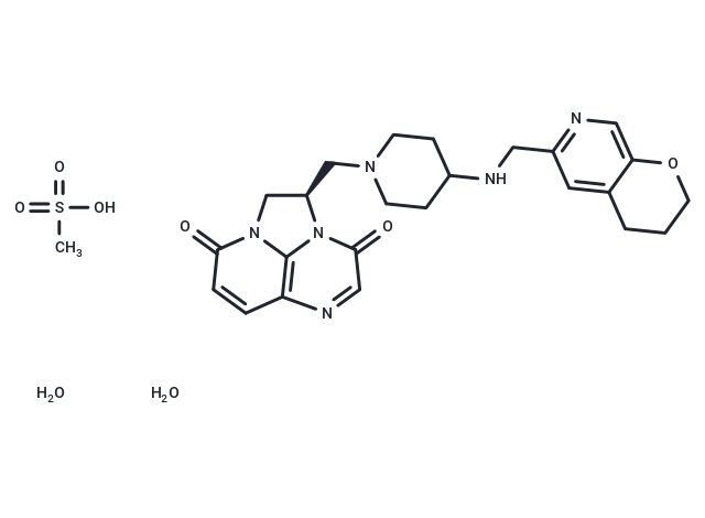 吉珀達(dá)星甲磺酸水合物,Gepotidacin mesylate dihydrate