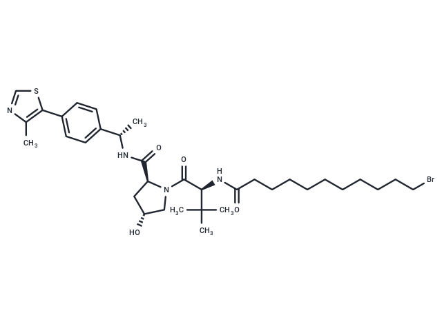 化合物 (S,R,S)-AHPC-Me-C10-Br,(S,R,S)-AHPC-Me-C10-Br