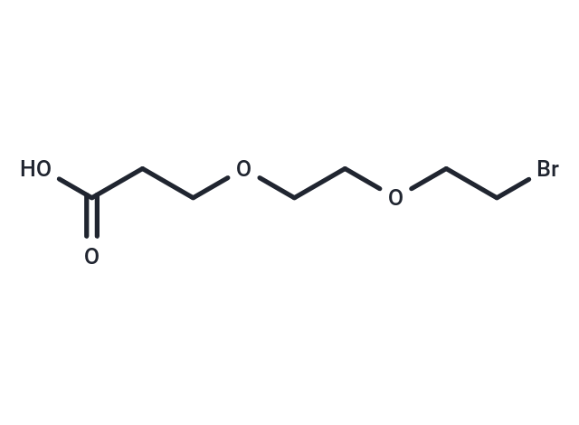 化合物 Bromo-PEG2-C2-acid,Bromo-PEG2-C2-acid