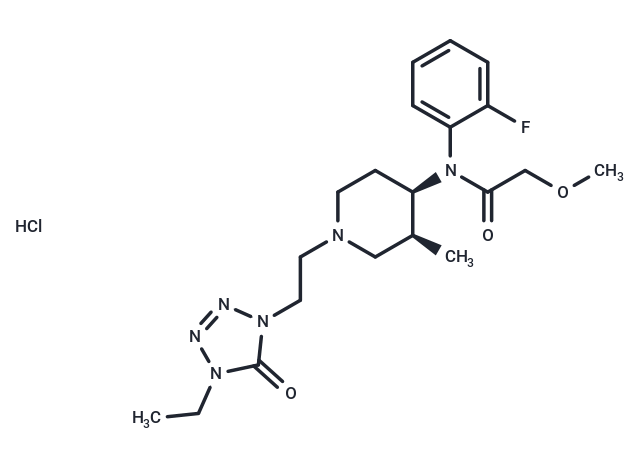 化合物 Brifentanil hydrochloride,Brifentanil hydrochloride