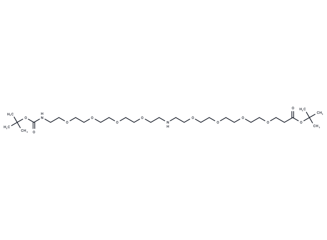 化合物 N-(Boc-PEG4)-NH-PEG4-NH-Boc,N-(Boc-PEG4)-NH-PEG4-NH-Boc