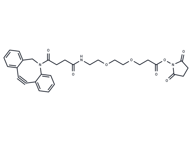 化合物 DBCO-PEG2-NHS ester,DBCO-PEG2-NHS ester