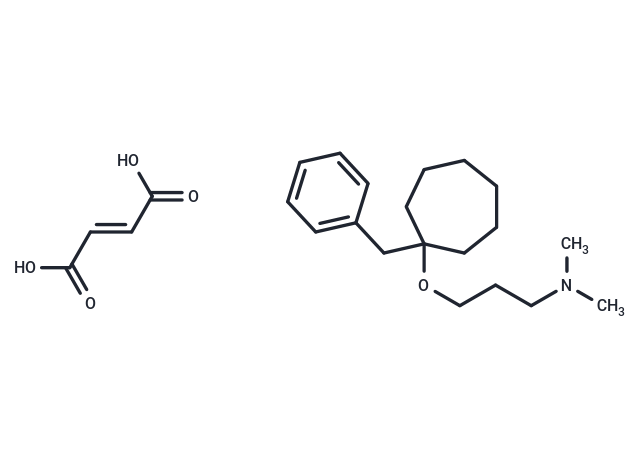 化合物 Bencyclane Fumarate,Bencyclane Fumarate