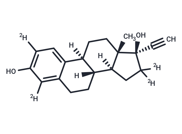 炔雌醇-d4,17α-Ethynylestradiol-2,4,16,16-d4