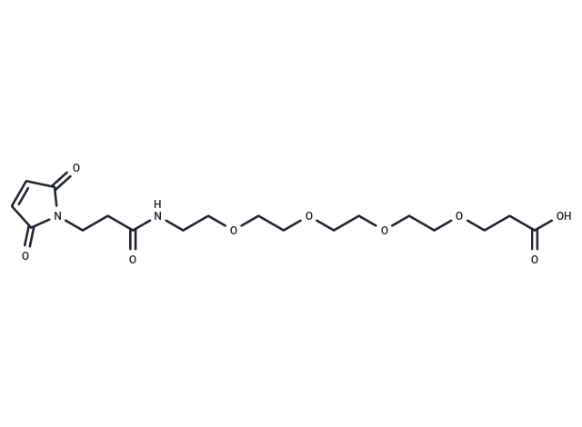 化合物 Mal-amido-PEG4-acid,Mal-amido-PEG4-acid