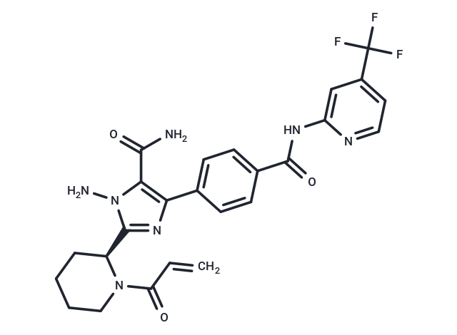 BTK inhibitor 19,BTK inhibitor 19