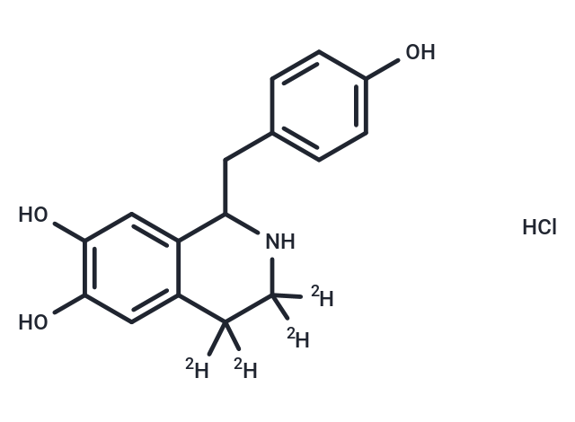 去甲烏藥堿-d4 鹽酸鹽,Higenamine-d4 HCl