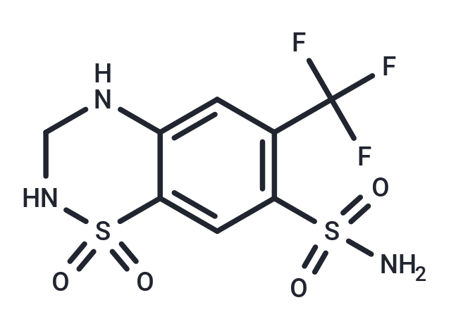 化合物 Hydroflumethiazide,Hydroflumethiazide