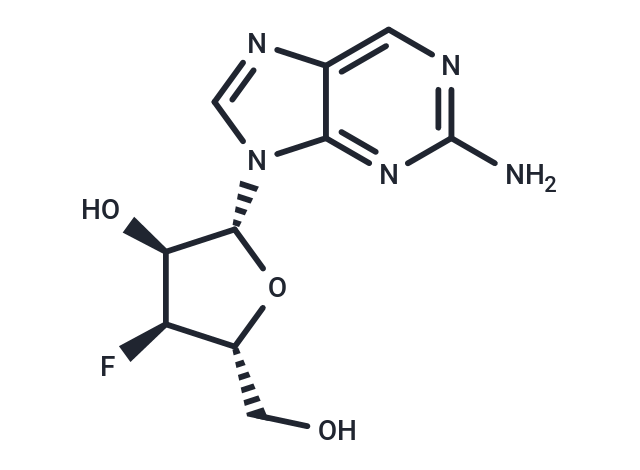 化合物 2-Amino-9-(3-deoxy-3-fluoro-beta-D-ribofuranosyl)purine,2-Amino-9-(3-deoxy-3-fluoro-beta-D-ribofuranosyl)purine