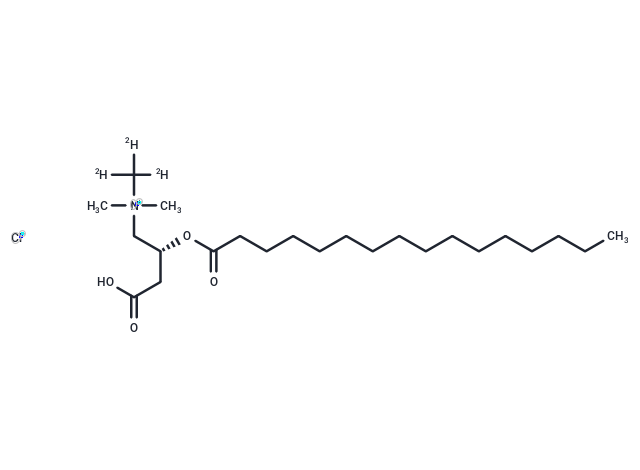 化合物 Palmitoyl L-Carnitine-d3 Hydrochloride,Palmitoyl L-Carnitine-d3 Hydrochloride