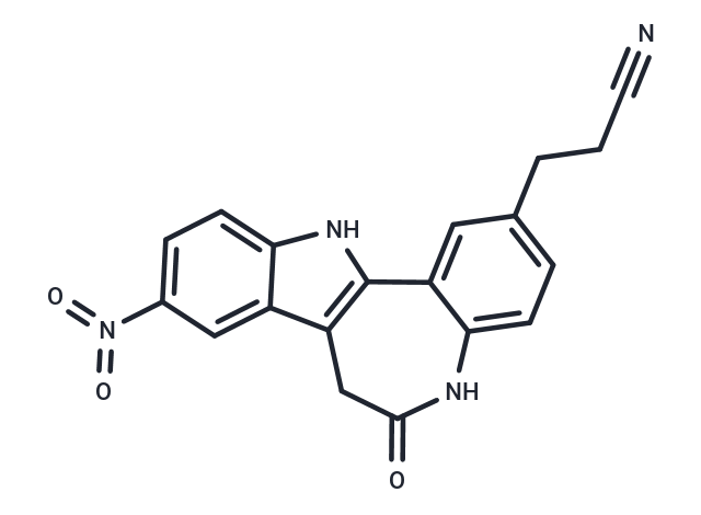 化合物 Alsterpaullone, 2-Cyanoethyl,Alsterpaullone, 2-Cyanoethyl