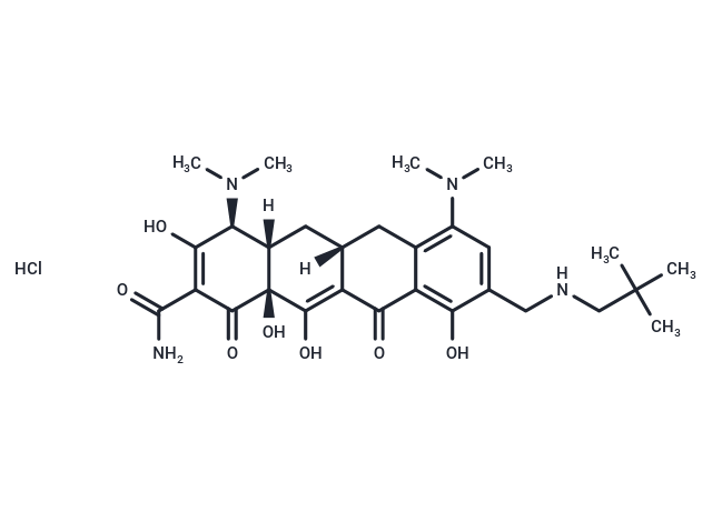 化合物 Omadacycline HCl,Omadacycline HCl