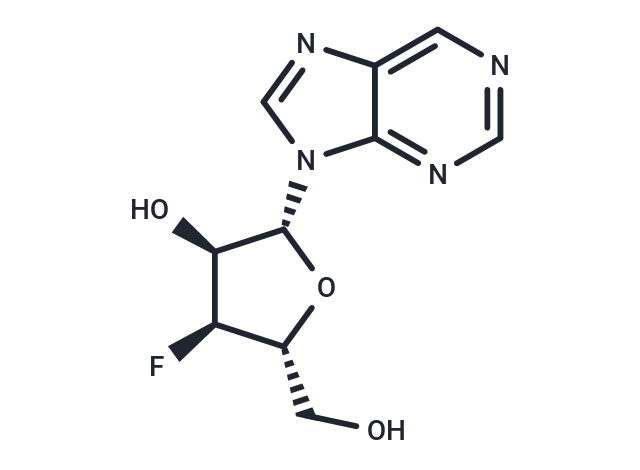 化合物 9-(3-Deoxy-3-fluoro-beta-D-ribofuranosyl)purine,9-(3-Deoxy-3-fluoro-beta-D-ribofuranosyl)purine