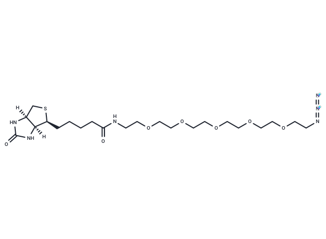 化合物 Biotin-PEG5-azide,Biotin-PEG5-azide