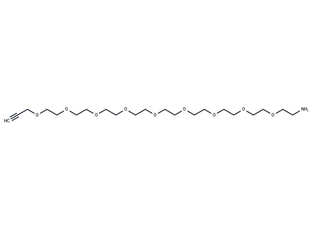 化合物 Propargyl-PEG9-amine,Propargyl-PEG9-amine