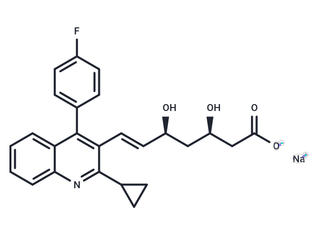 化合物 Pitavastatin sodium,Pitavastatin sodium