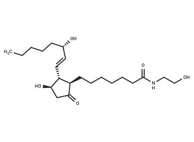 化合物 Prostaglandin E1 ethanolamide,Prostaglandin E1 ethanolamide