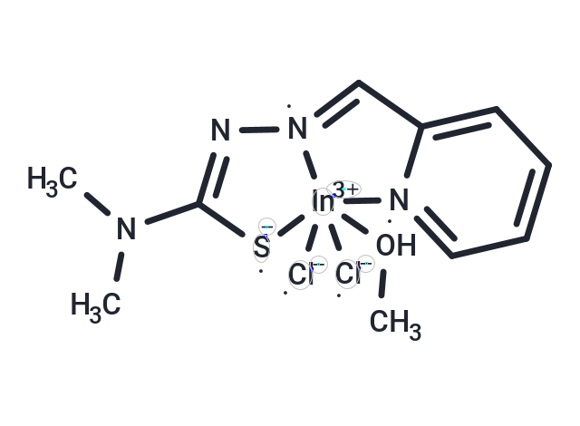 化合物 Indium (III) thiosemicarbazone 5b,Indium (III) thiosemicarbazone 5b