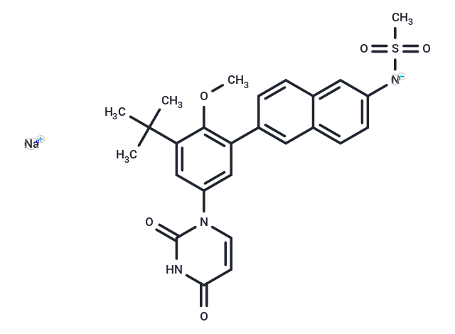 化合物 Dasabuvir sodium,Dasabuvir sodium