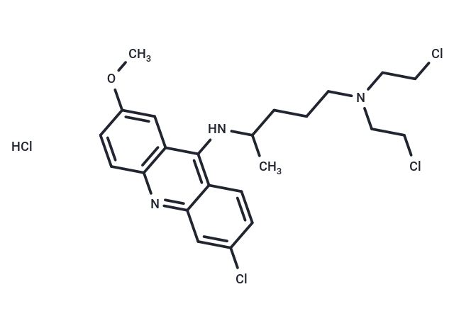 奎納克林芥末鹽酸鹽,Quinacrine mustard hydrochloride