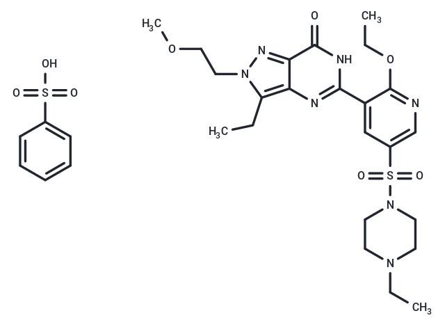 化合物 Gisadenafil besylate,Gisadenafil besylate