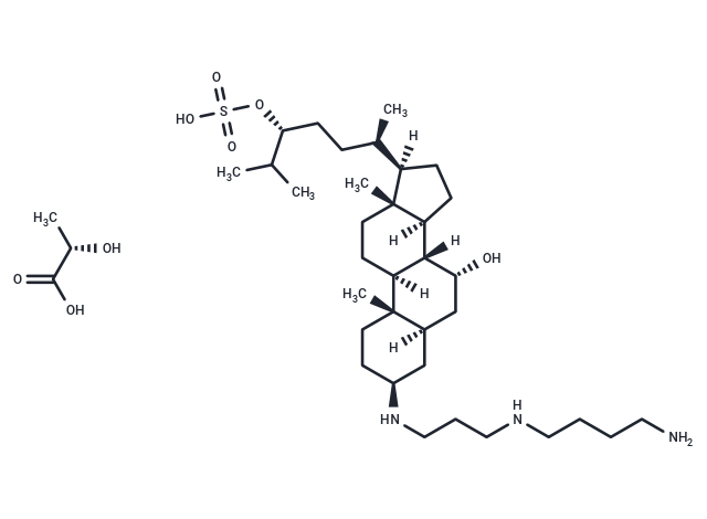 化合物 Squalamine lactate,Squalamine lactate