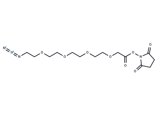 化合物 Azido-PEG4-NHS-ester,Azido-PEG4-NHS-ester