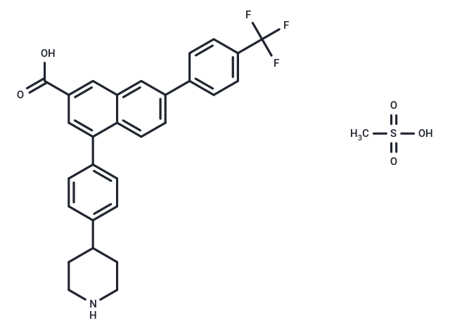 化合物 PPTN Mesylate,PPTN Mesylate