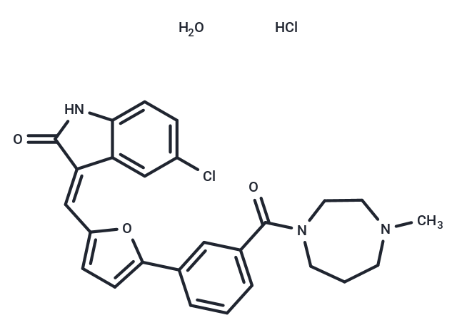 化合物 CX-6258 hydrochloride hydrate,CX-6258 hydrochloride hydrate