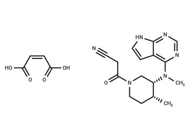 化合物 Tofacitinib maleate,Tofacitinib maleate