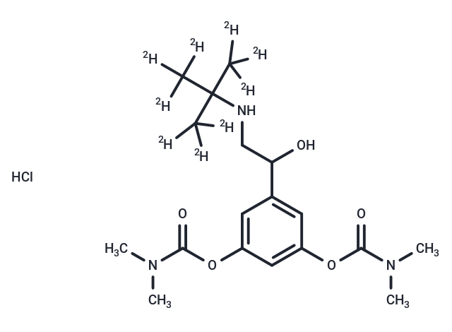 化合物 BaMbuterol-d9 Hydrochloride,BaMbuterol-d9 Hydrochloride