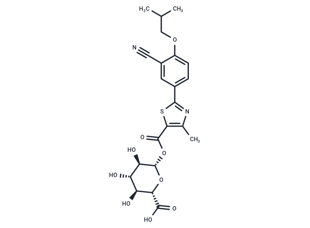 Febuxostat Acyl Glucuronide,Febuxostat Acyl Glucuronide