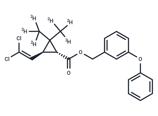 反式氯菊酯-d6,trans-Permethrin-d6 (dimethyl-d6)