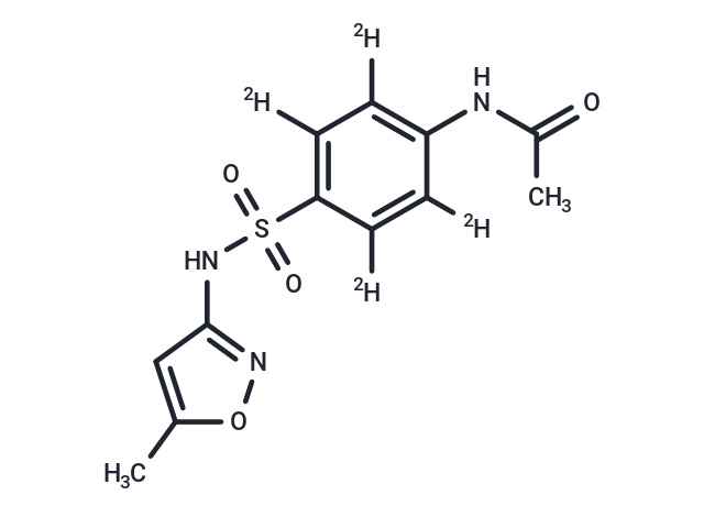 乙?；前芳讎f唑-d4,Acetylsulfamethoxazole-d4