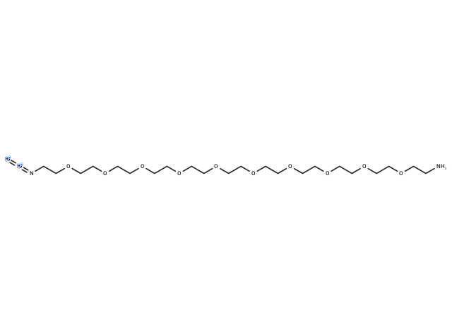 化合物 Azido-PEG10-amine,Azido-PEG10-amine