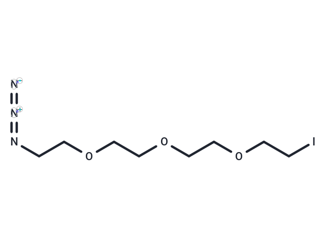 化合物 Iodo-PEG4-N3,Iodo-PEG4-N3