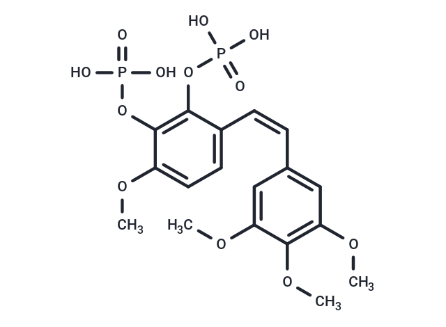 化合物 Combretastatin A1 phosphate,Combretastatin A1 phosphate