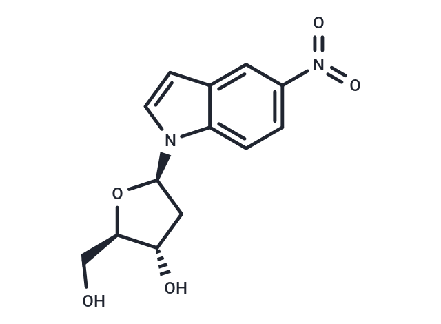 化合物 1-(b-D-2-Deoxyribofuranosyl)-5-nitroindole,5-NIdR