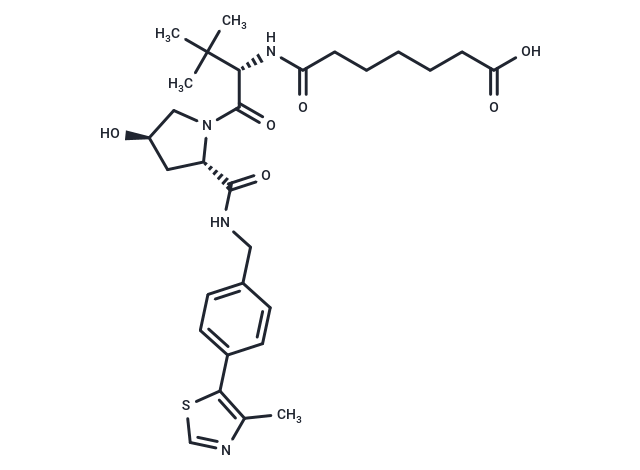 化合物 (S,R,S)-AHPC-amido-C5-acid,(S,R,S)-AHPC-amido-C5-acid